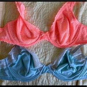 Set of 2 bras, Calvim Klein and Aerie